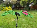 Mybo Mykan 25” RH Riser Lizard Green with Pink Master weight