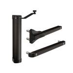 PPC Coated Black Locinox Lion Gate Closer - Black