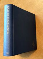 LARGE RAF Album - Royal Air Force Museum - BLUE Lg. - 25 Pages to Hold 50 Covers