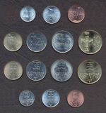 SLOVAKIA FULL COIN SET 10+20+50 Halierov 1+2+5+10 Korun 1996-2007 UNC LOT of 7 *