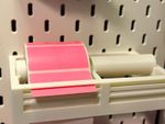 Skadis compatible large sticker dispenser 