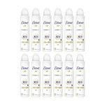 Dove Invisible Dry Deodorant Spray 250ml - Pack of 6