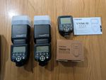 Yongnuo Yn 560 III Speedlite X2 Flash Unit Plus YN560 TX Flash Controller