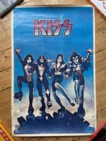 Vintage 1976 Kiss Destroyer Aucoin ltd Original Poster 22 X 36 rock  music glam 