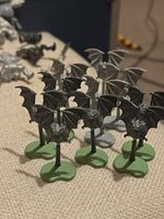 Classic Warhammer Undead Giant Bats / Bat Swarm Lot x10 - Plastic Citadel OOP