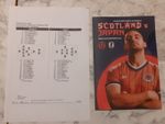 SCOTLAND v  JAPAN UNOPENED   PROGRAMME PLUS TEAMSHEET 2026