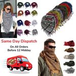 Arab Palestine Shemagh KeffIyeh Head Scarf Neck Wrap Shawl Arafat Unisex Warm