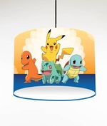 PIKACHU pokemon CEILING DRUM LIGHT SHADE / TABLE LAMPSHADE 3 SIZES