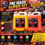 Autobrite Direct Pre Wash Super Set – 5L Citrus Wash + 5L Magifoam Snow Foam