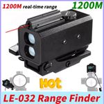 LE032 Range Finder 1200M IP65 Waterproof Tactical Mini Laser Rangefinder Hunting