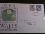 1968 Wales GPO First Day of Use Issue Cover