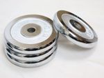 4x5kg 1" Chrome Finished Weight Plates Cast Iron Disc Dumbbell Home Gym