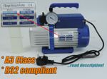 A3 A2L Refrigerant Rotary Vacuum Pump with solenoid for R410a R600a R32 R1234yf