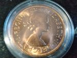 1967 BUNC Elizabeth 11 One Penny Coin Brilliant Uncirculated