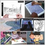 A3/A4/A5 LED Drawing Board Light Box for Diamond Painting Copy & Tracing Pad UK