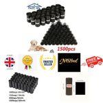 Pet Waste Bags - Durable Garbage Bags for Dogs - 1500pcs with Dispenser
