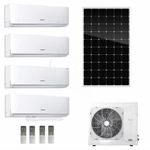 36000BTU Solar Inverter Multi 18k Zones Split Air Conditioner & Heater - 2 zones
