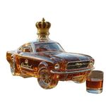 Creative Police Mustang Whiskey Decanter - Cool Home Bar Liquor Bottl
