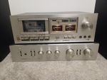 Pioneer CT-F500 Vintage Cassette Deck Silver Face Dolby NR VU Meters