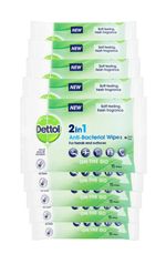 Dettol Antibacterial Hand Wipes Fresh Scent (9 x 15) 135 Convenient on the go