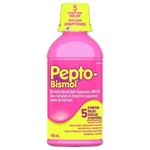Pepto-Bismol Liquid 480ml  (EXTRA LARGE) - Relief from Heartburn, Indigestion