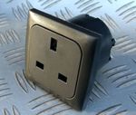 13A SOCKET FACEPLATE & COVER KIT C-LINE 13 AMP CARAVAN MOTORHOME CBE COMPATIBLE