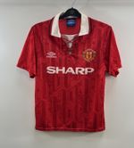 Manchester United Cantona 7 Home Football Shirt 1992/94 Adults Small Umbro G870
