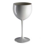 Drinkwize Balloon Gin Glass ,White. Unbreakable Polycarbonate. 400ml (Pack of 6)