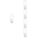 Reusable White Refrigerator Water Dispenser Lever Set 5Pcs for Easy Water Access