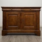 Antique French Louis Philippe Oak Sideboard | Cushion Frieze | AF-6688