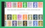 QE II ~ THE MACHIN DEFINITIVE 50th ANNIV STAMP BOOKLET ~ DY21 ~ MNH