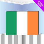 Ireland Fabric Flag - 50cmx70cm - St Patricks Day Irish Paddys Day
