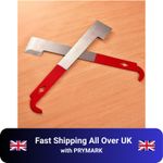Stainless Steel Bee Hive Tool J Hook Bee Frame Lifter Scraper Multifunctional