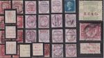 GB QV 1867-99 Commercial + Protective Overprints Underprints ..PRICED as SINGLES