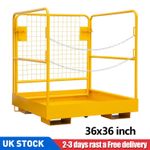 36" x 36" Forklift Safety Cage 1200lbs Forklift Man Basket Heavy Duty Platform
