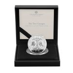 RM SOLD OUT: 2025 The Two Georges 1 Oz Silver Proof Royal Mint UK Coin Box COA