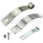 Spring Clips + Screws - Holds back or canvas in picture frame - 3 Sizes FREE p+p