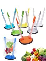 1 Pc Baggy Rack Food Storage Bag Holder Open Freezer Bags Opener....