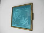 Vintage Guilloche Enamel Powder Compact VGC