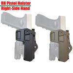 Tactical For Glock Holster,Movable RH Pistol Holster For G1 G2 Handgun Holder