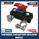 Universal Car Battery Isolator Switch 12V 24V Cut Off Kill Switch for Auto RV