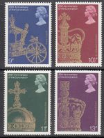 GB SG 1059-1062 MNH MINT STAMP SET 1978 25th Anniversary of Coronation