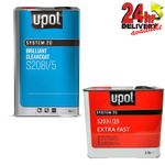 U-Pol Super Clearcoat Car 2K Lacquer 5 Litre S2081 + S2031 2.5 Kit Upol