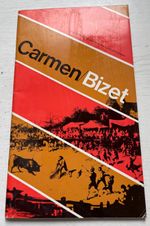 Carmen/Bizet - English National Opera at the London Coliseum Programme 1975/76