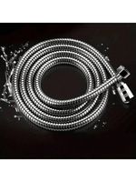 Premium Flexible Stainless Steel Shower Hose Chrome Bathroom Bath Pipe 1.5m - 3m
