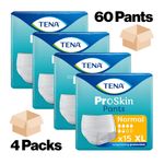 TENA Proskin Pants Normal Extra Large - 4 Packs of 15 (60) Incontinence Pants XL