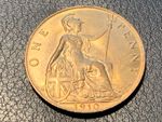 1910 Edward 7th Penny UNCIRCULATED
