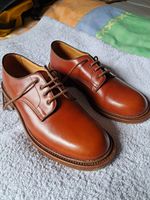 Tricker's Brown (Linda) Leather Derby Lace-Up Dress Shoes Round Toe UK 7.