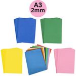 Foam A3 297x420 mm, Thickness 2 mm, Packs Of 10 - Kids Childrens Arts And Crafts