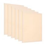 6 Pack Wood Panel Board, 12"x12" Unfinished Wood Canvas Square Wooden